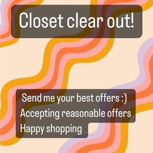 Closet clear out! 2025